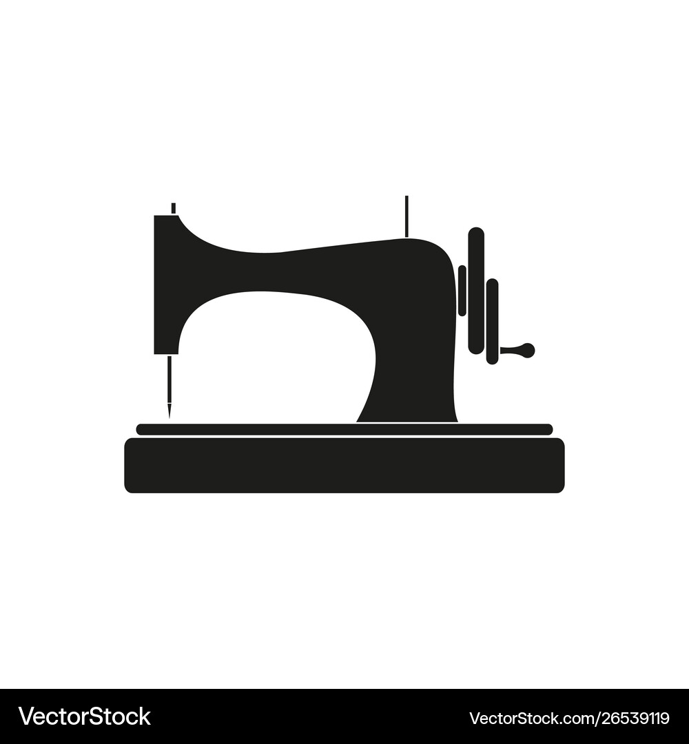 Simple Sewing Machine Icon Royalty Free Vector Image