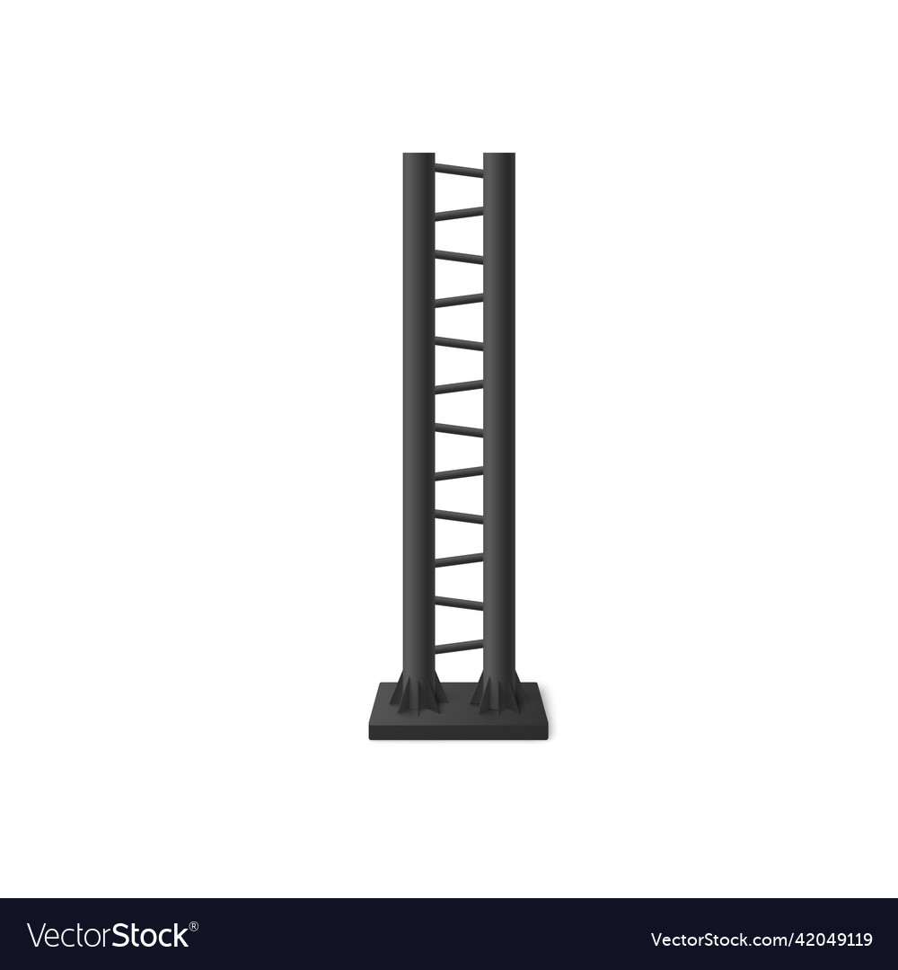Support structure with reinforcing poles realistic Vector Image Support structure with reinforcing poles realistic
