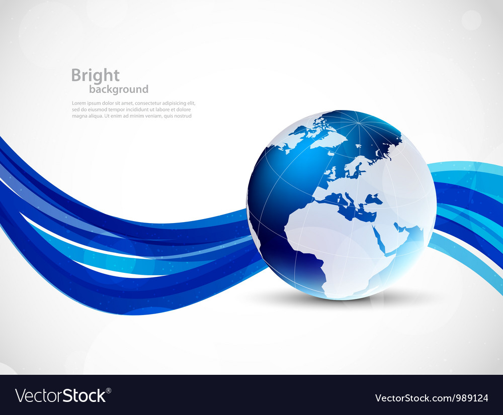 Background with globe