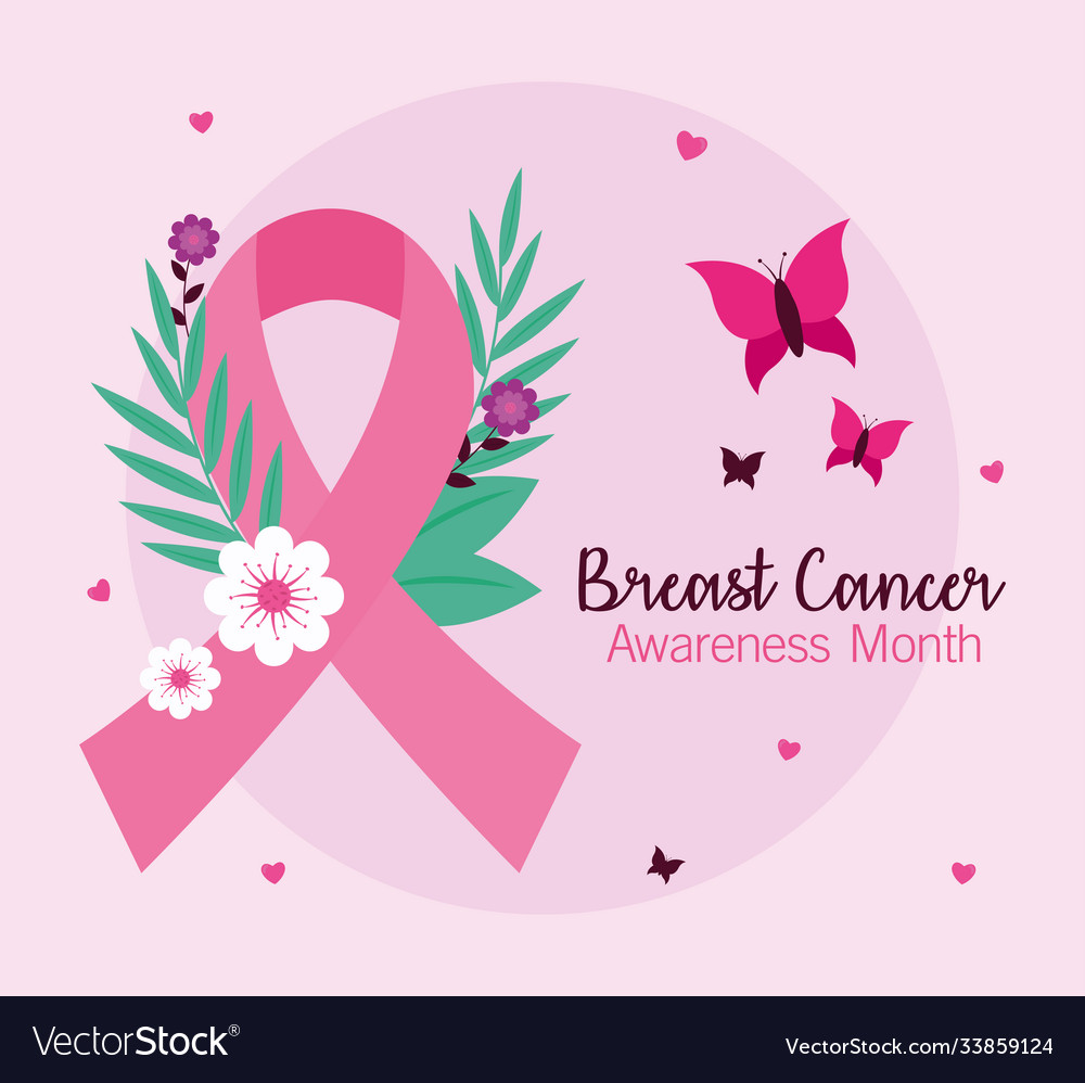 Breast Cancer Awareness Banner Royalty Free Vector Image