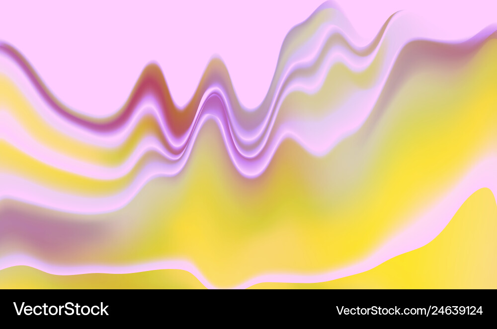 Dynamic effect abstract 3d wavy background Vector Image