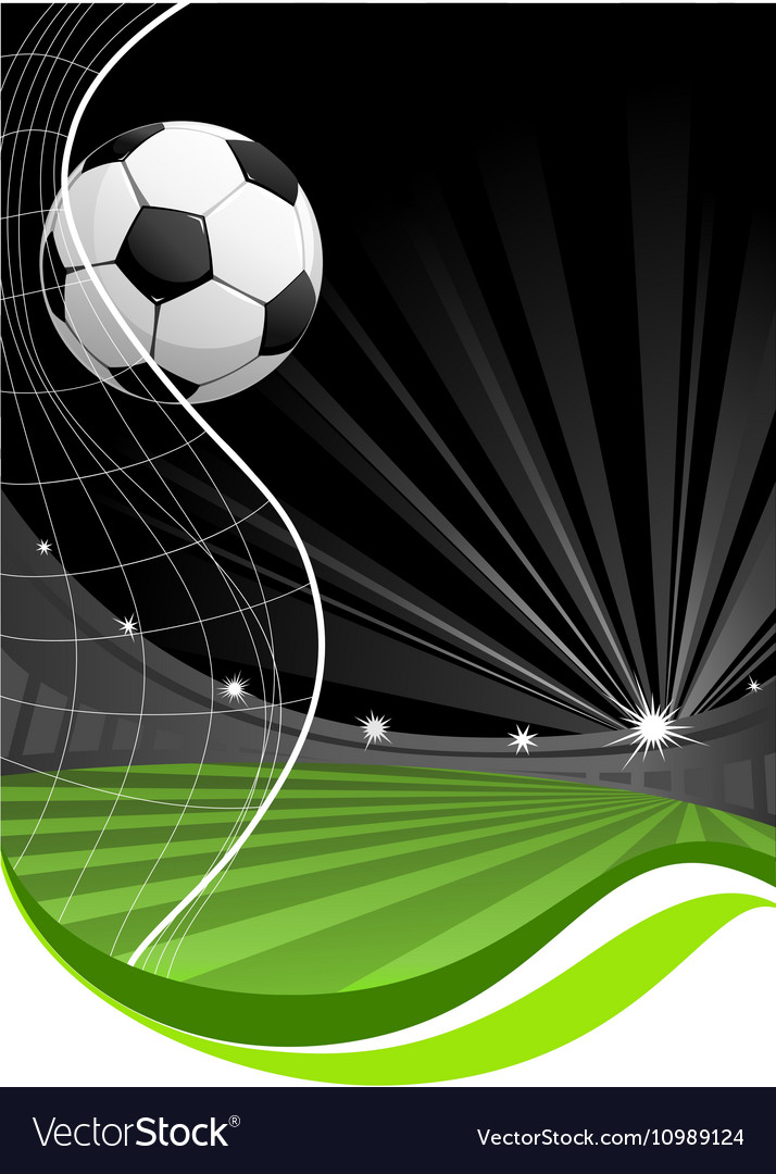 Dynamic Soccer Action Background