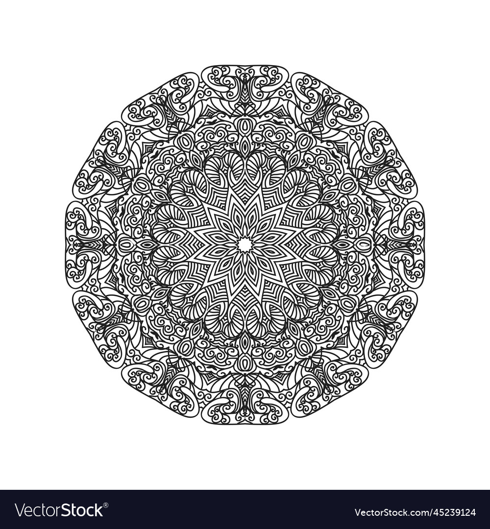 Mandala pattern design background