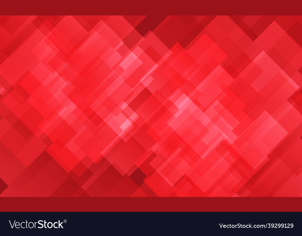 Abstract red tone mosaic pattern design vector image Abstract red tone mosaic pattern design