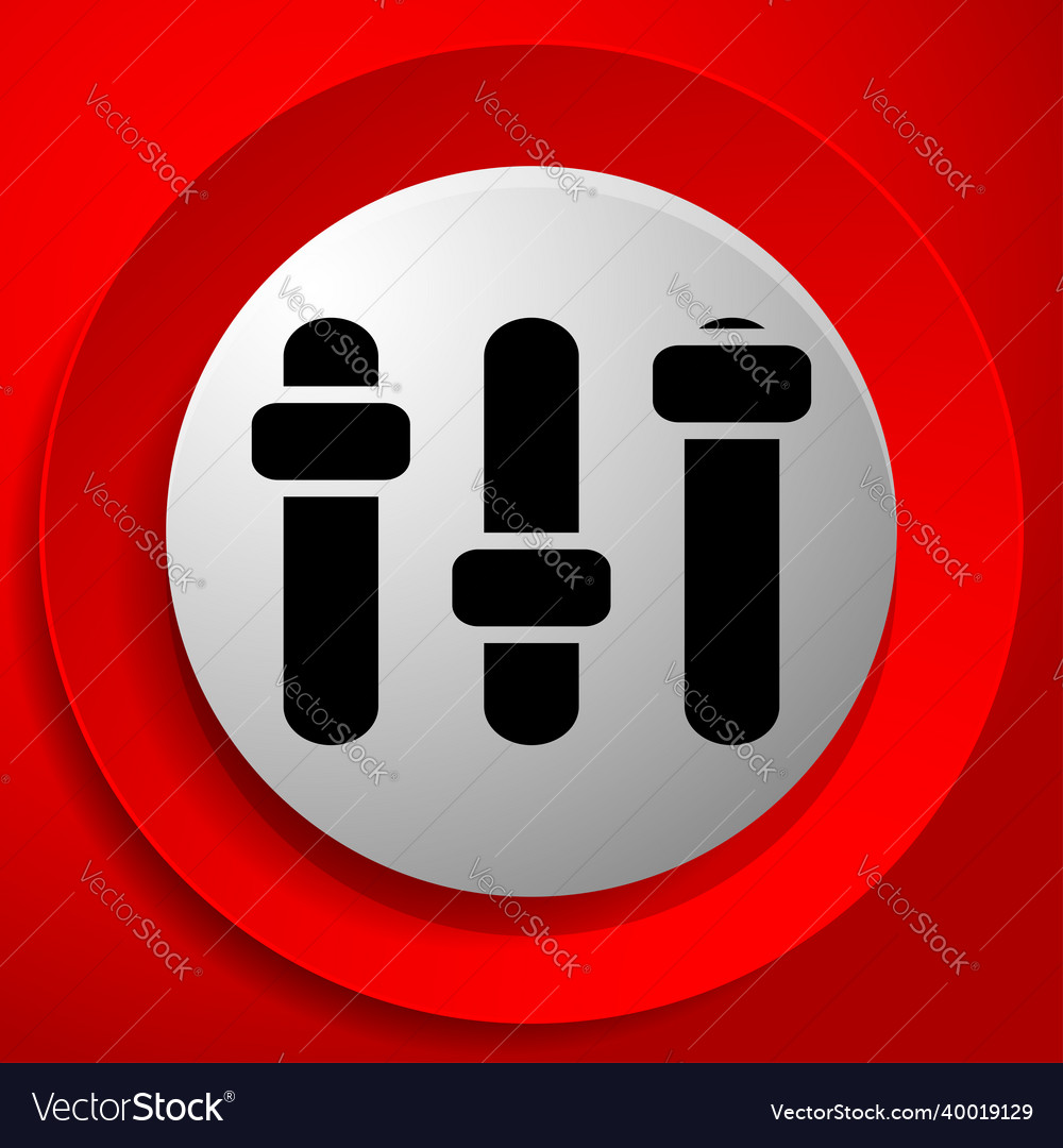 Adjuster slider tuner fader bars with levers knobs