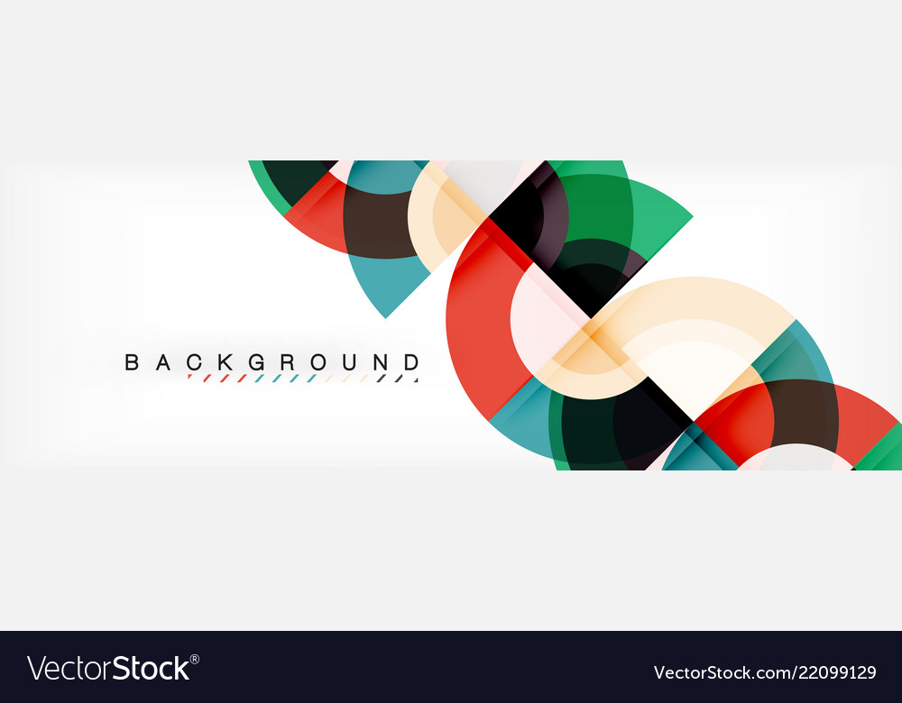 Circle abstract background Royalty Free Vector Image