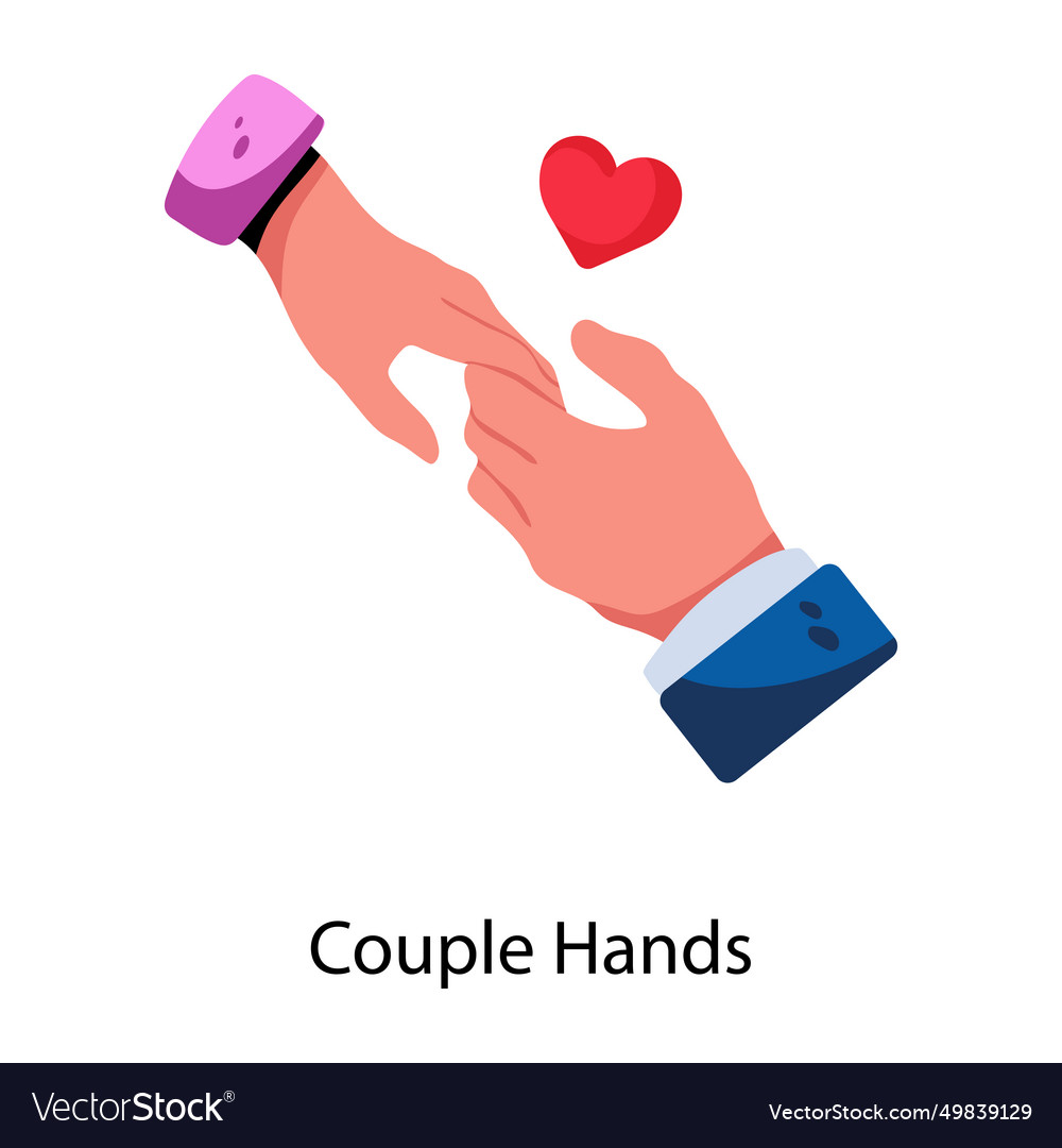 Couple hands