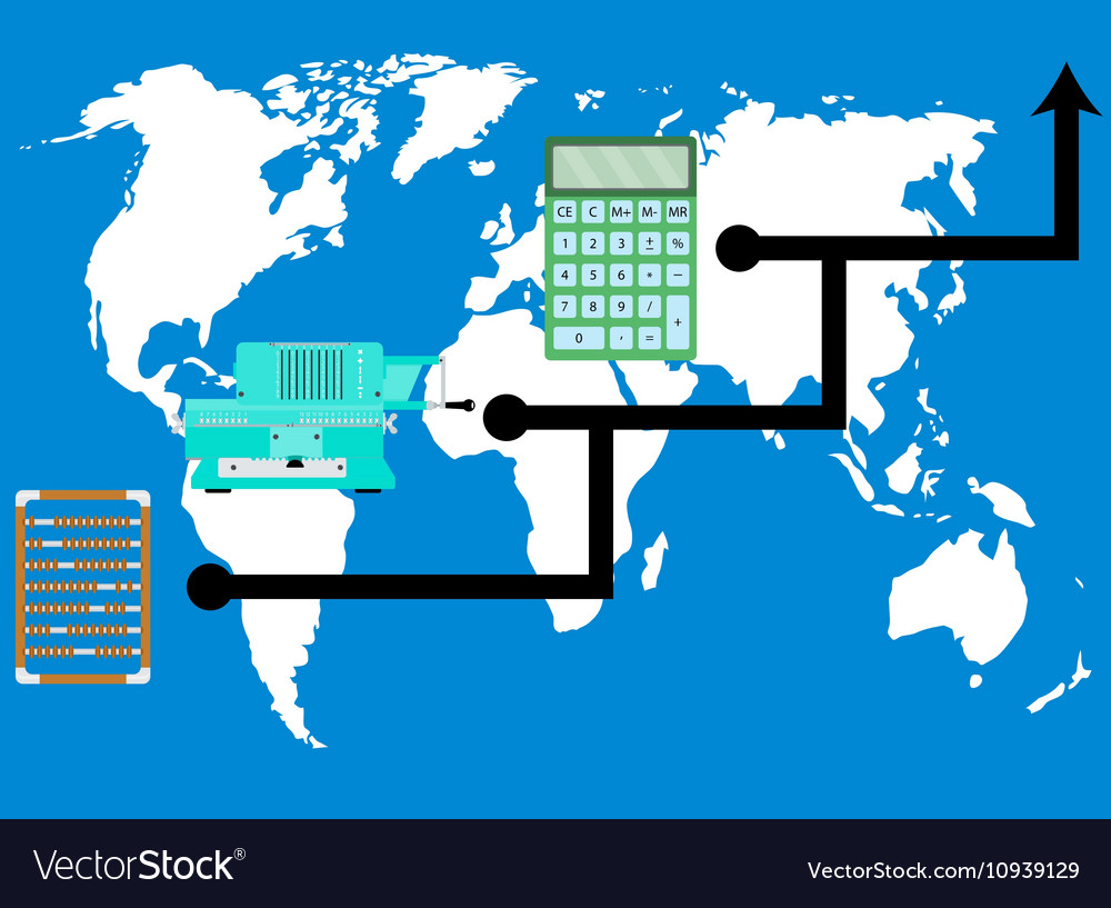 Evolution calculators world progress