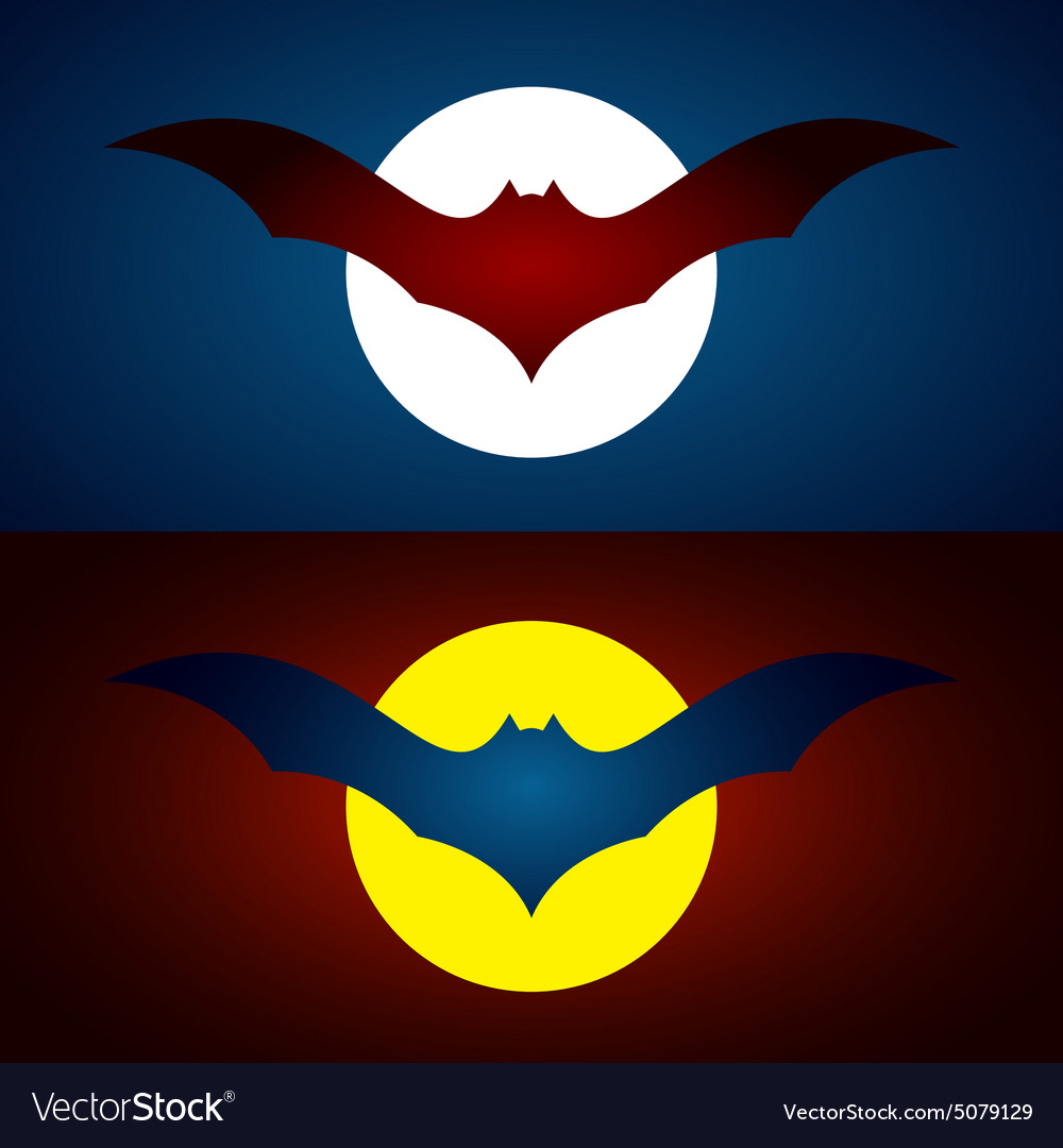 Image of an bat design Royalty Free Vector Image