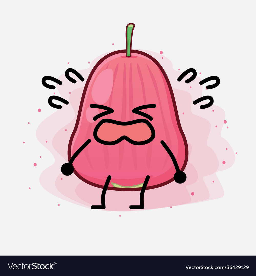 Java apple fruit cute character with simple face