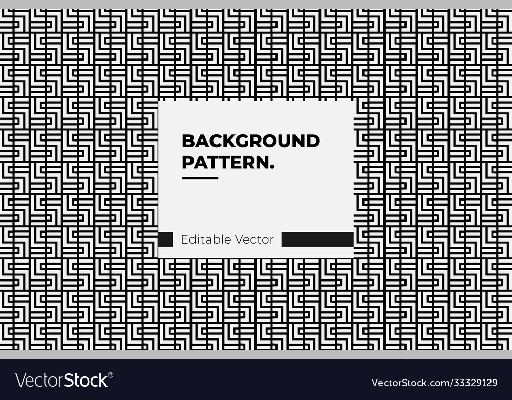Modern minimal line pattern background design vector image Modern minimal line pattern background design