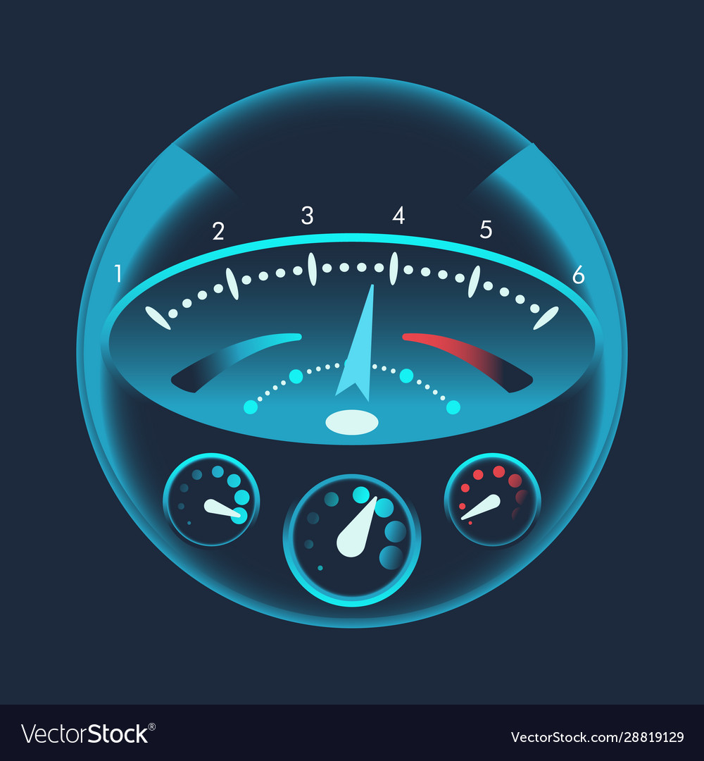 Modern Speedometer Dashboard Icons