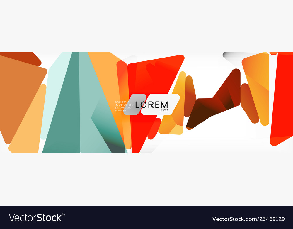 Mosaic triangular low poly style abstract Vector Image Mosaic triangular low poly style abstract