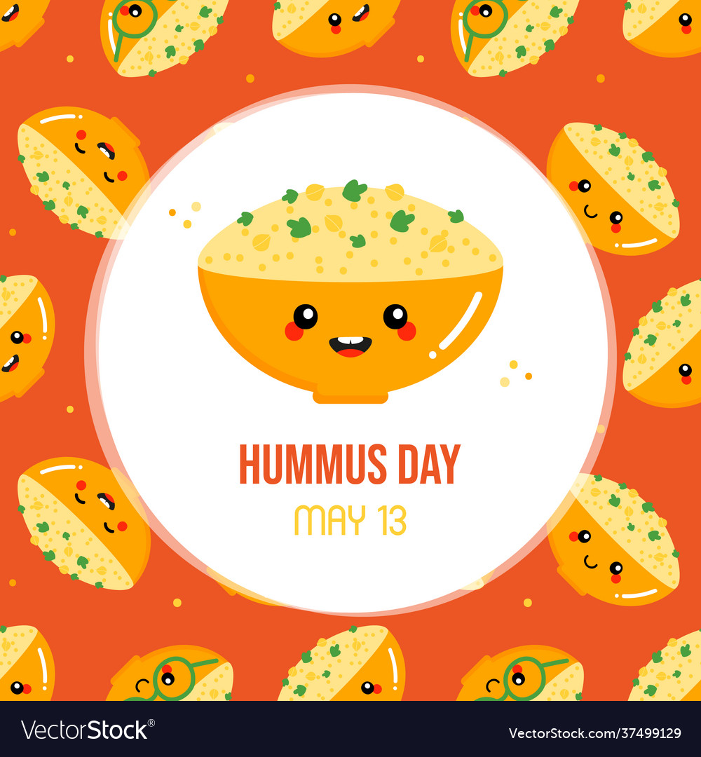 National Hummus Tag Grußkarte