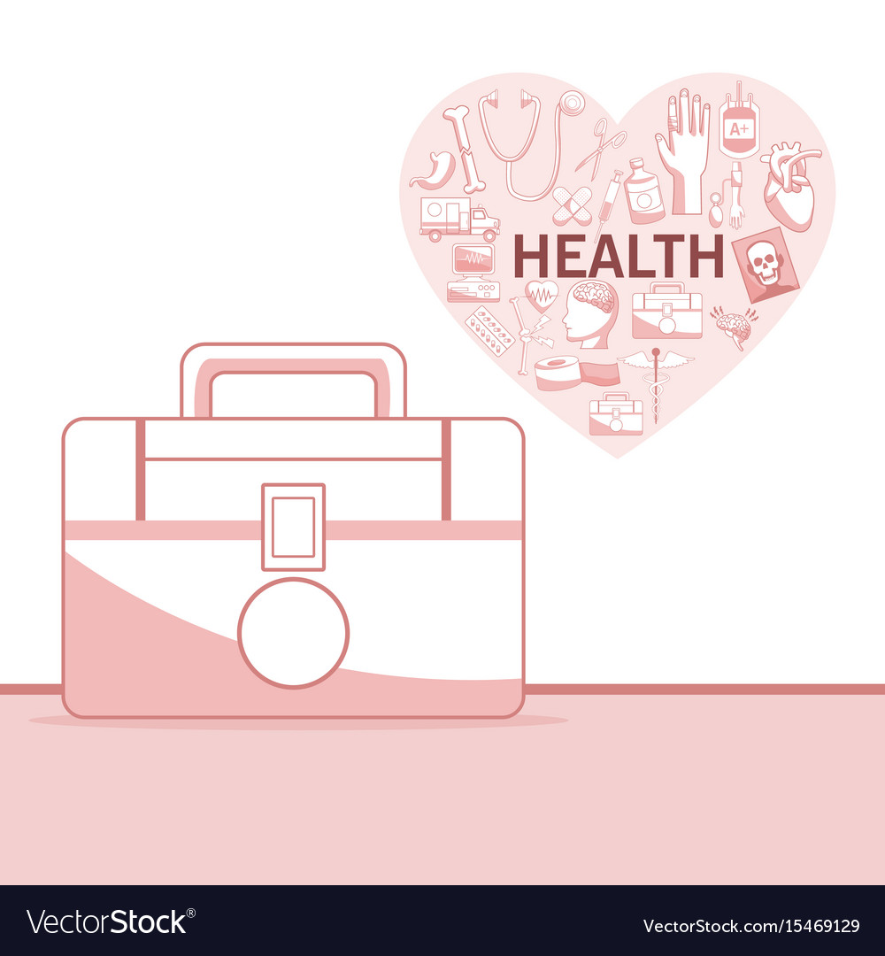 White background with red color sections