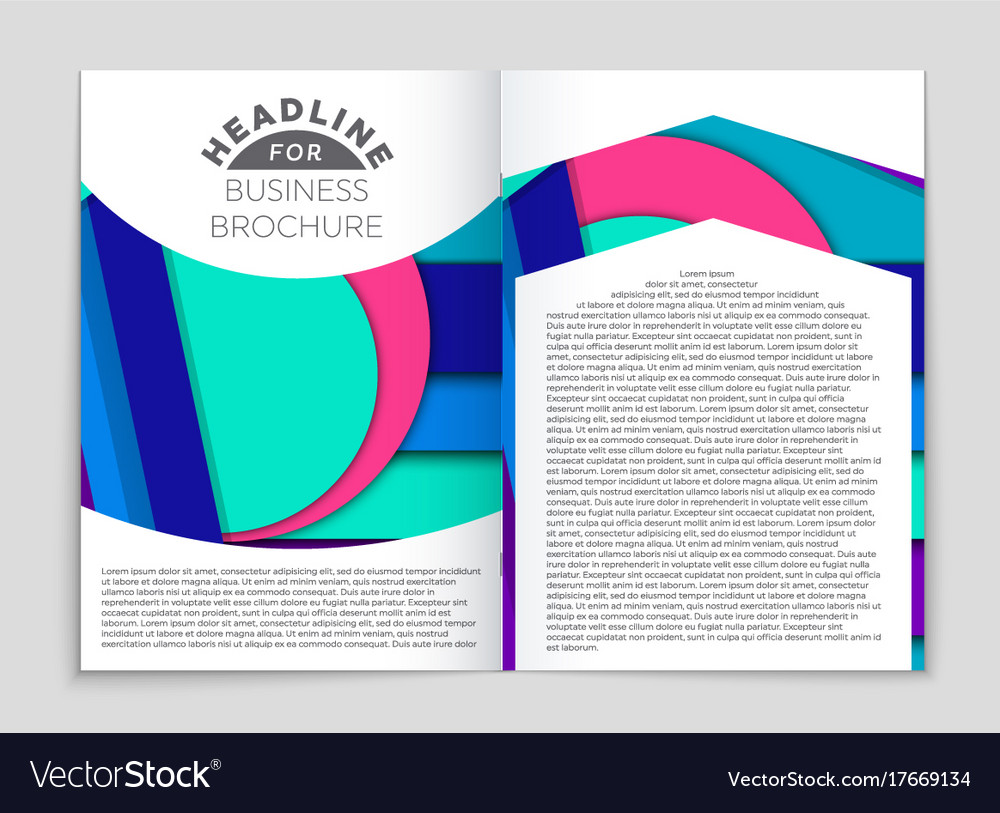 Abstract layout background set for art