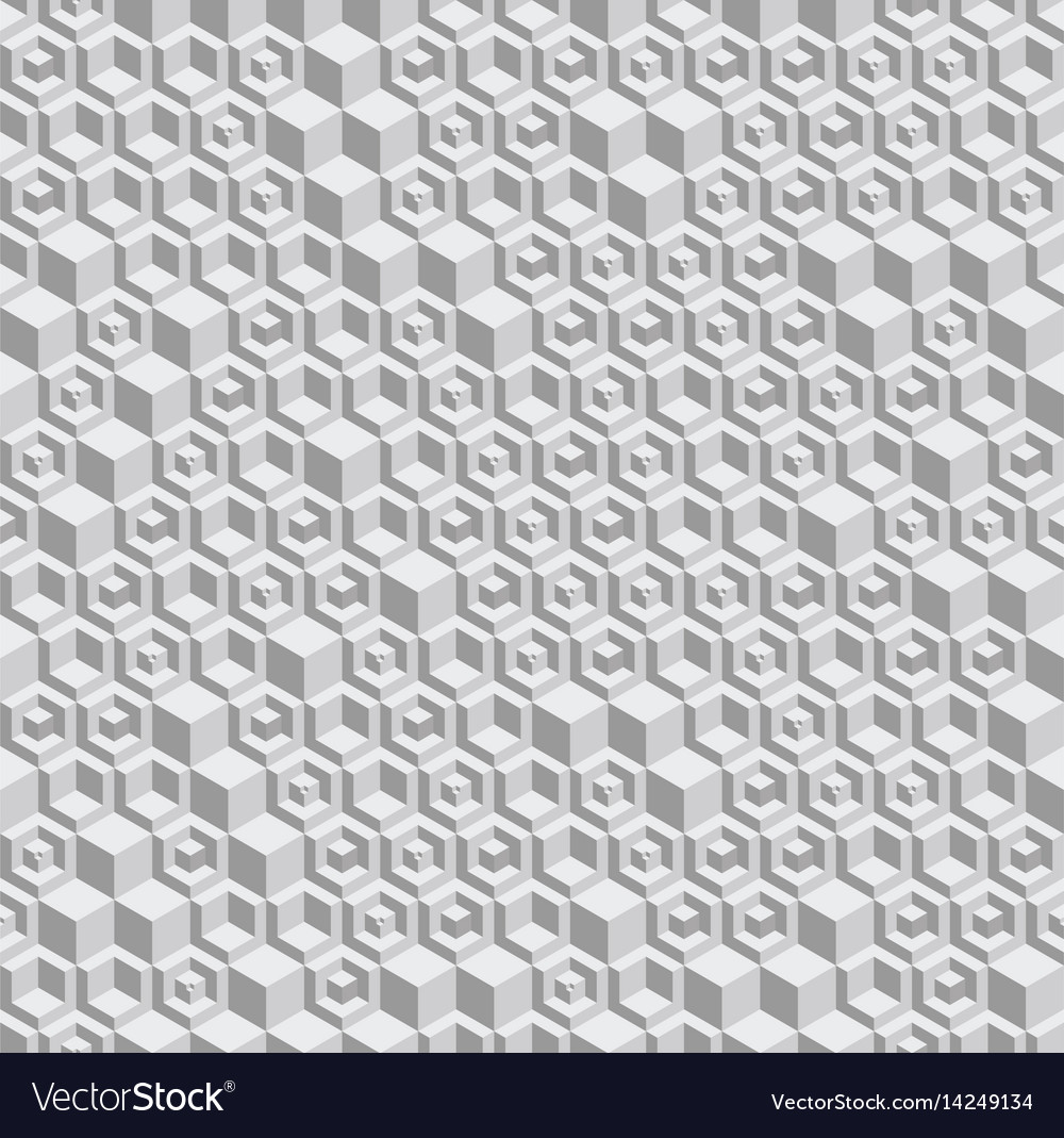 Grayscale hexagonal seamless pattern