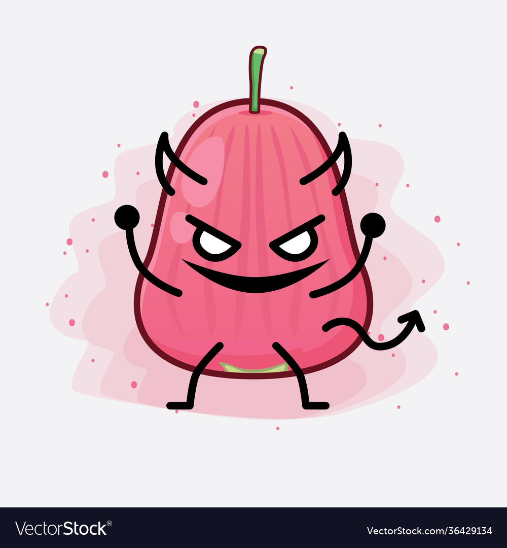 Java apple fruit cute character with simple face
