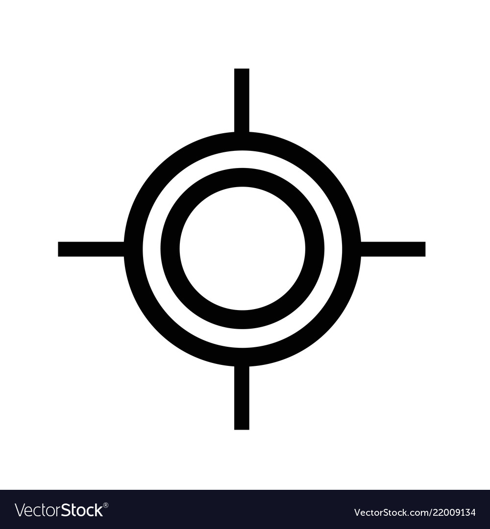 Map pointer gps icon