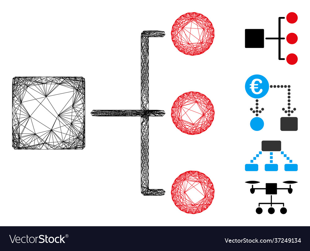 Net structure diagram mesh