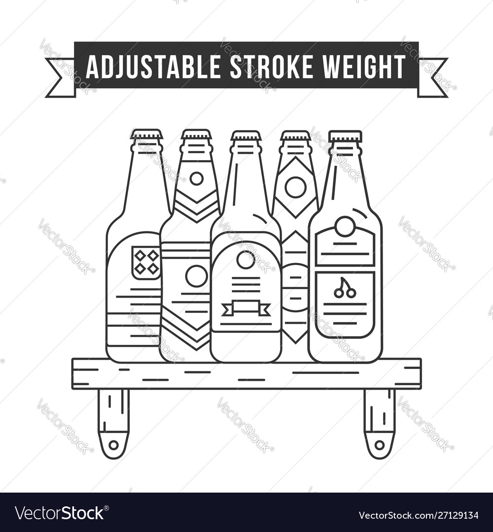 Simple flat design linear minimalistic icon Vector Image Simple flat design linear minimalistic icon