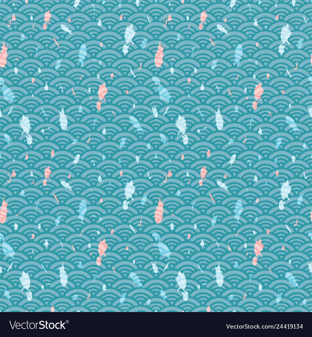 Spatter and dots pattern design vector image Spatter and dots pattern design