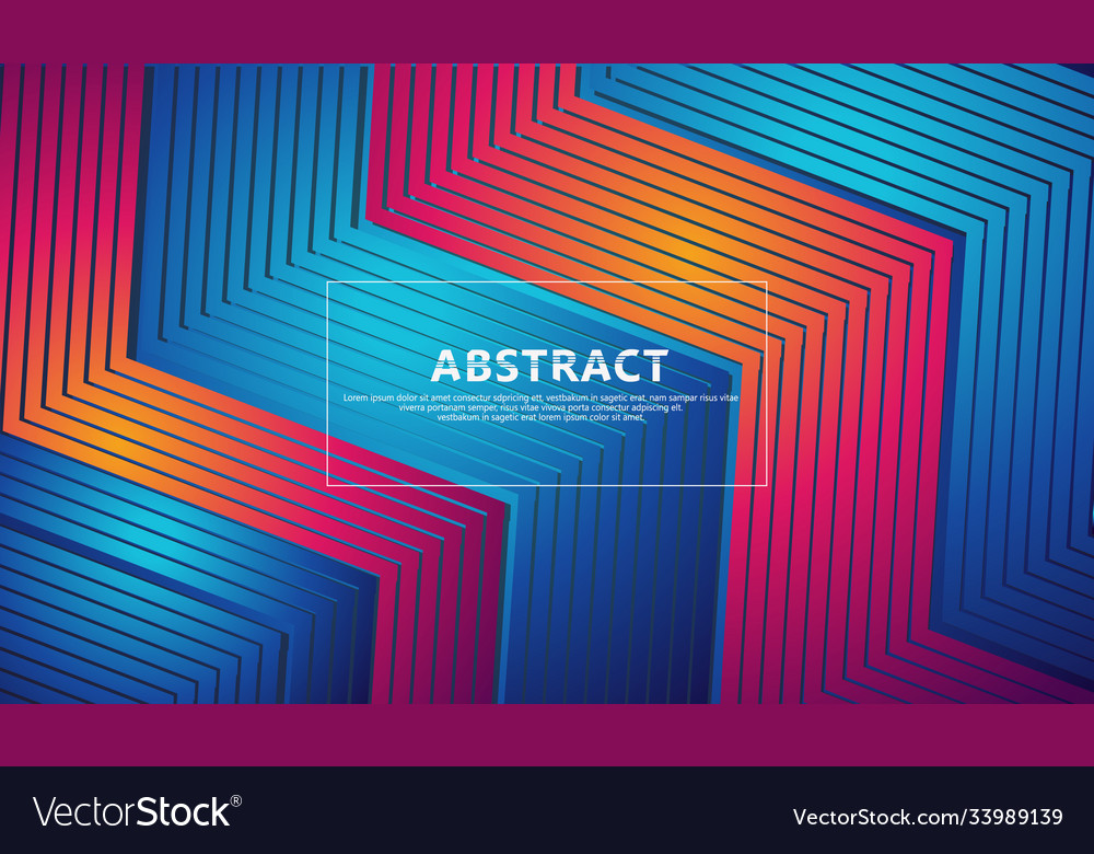Abstract lines on triangle shape background