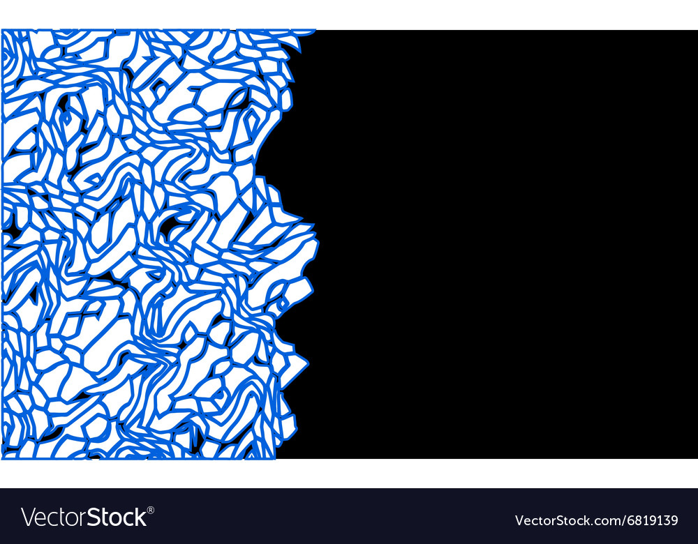 Abstract shape background pattern in black blue