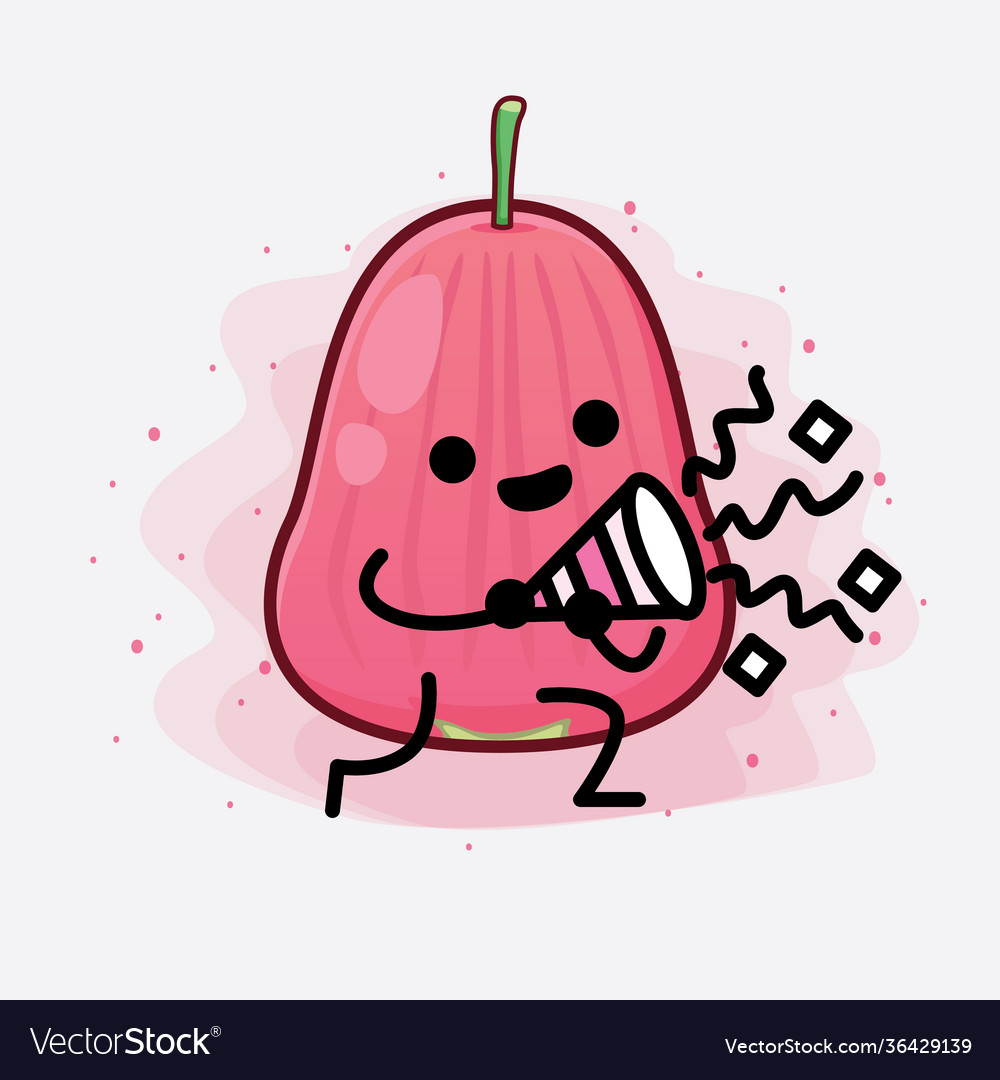 Java apple fruit cute character with simple face