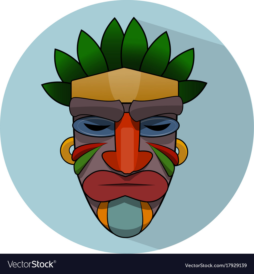 Maya mask Royalty Free Image - VectorStock