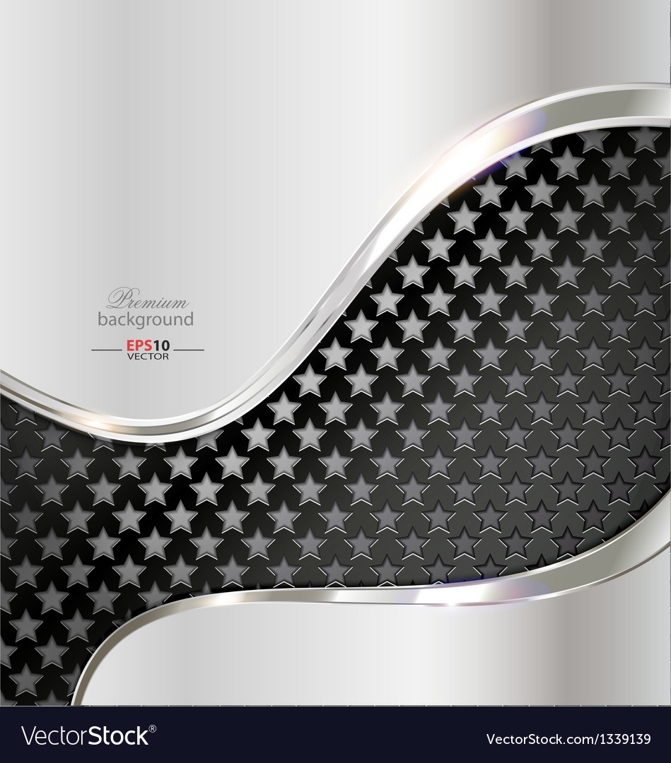 Metallic Abstract Frame Background