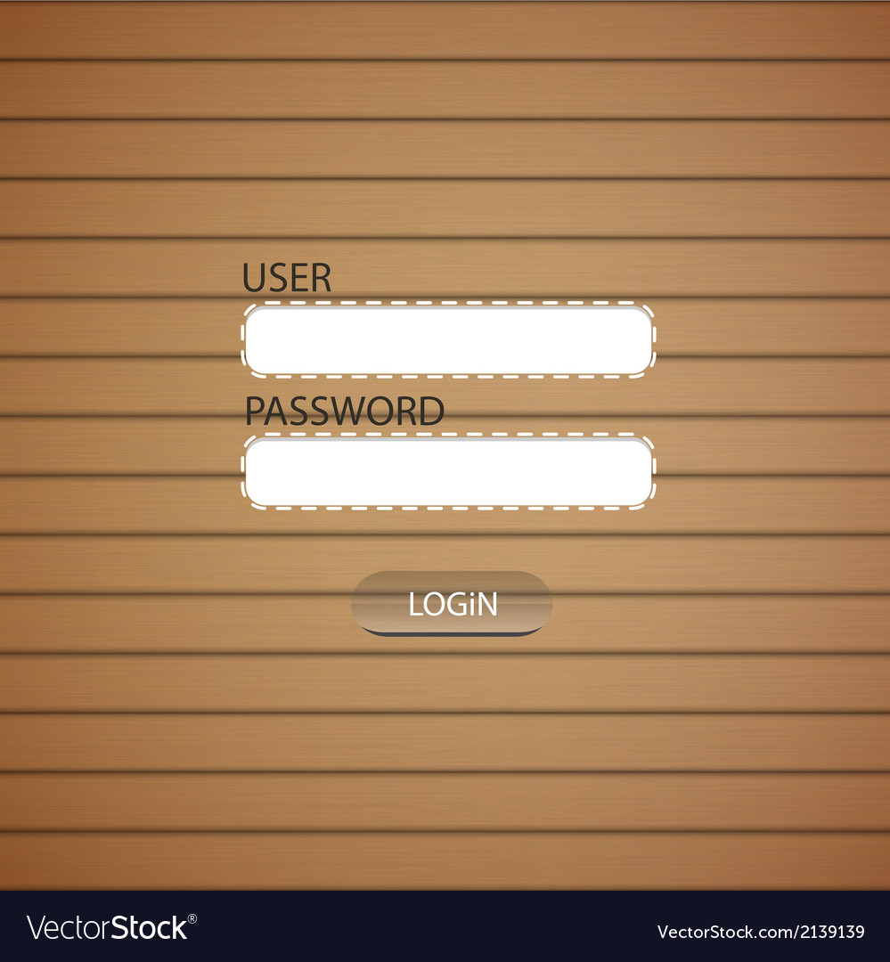 Web login form template easy editable