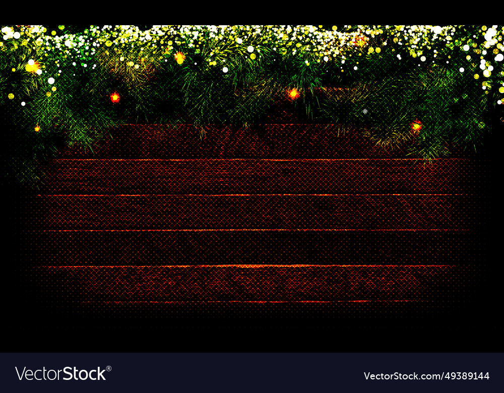 Christmas decoration on wooden background