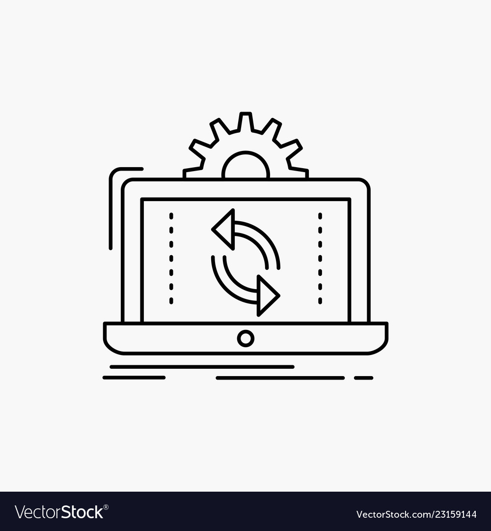 Data Sync & Analysis Icon