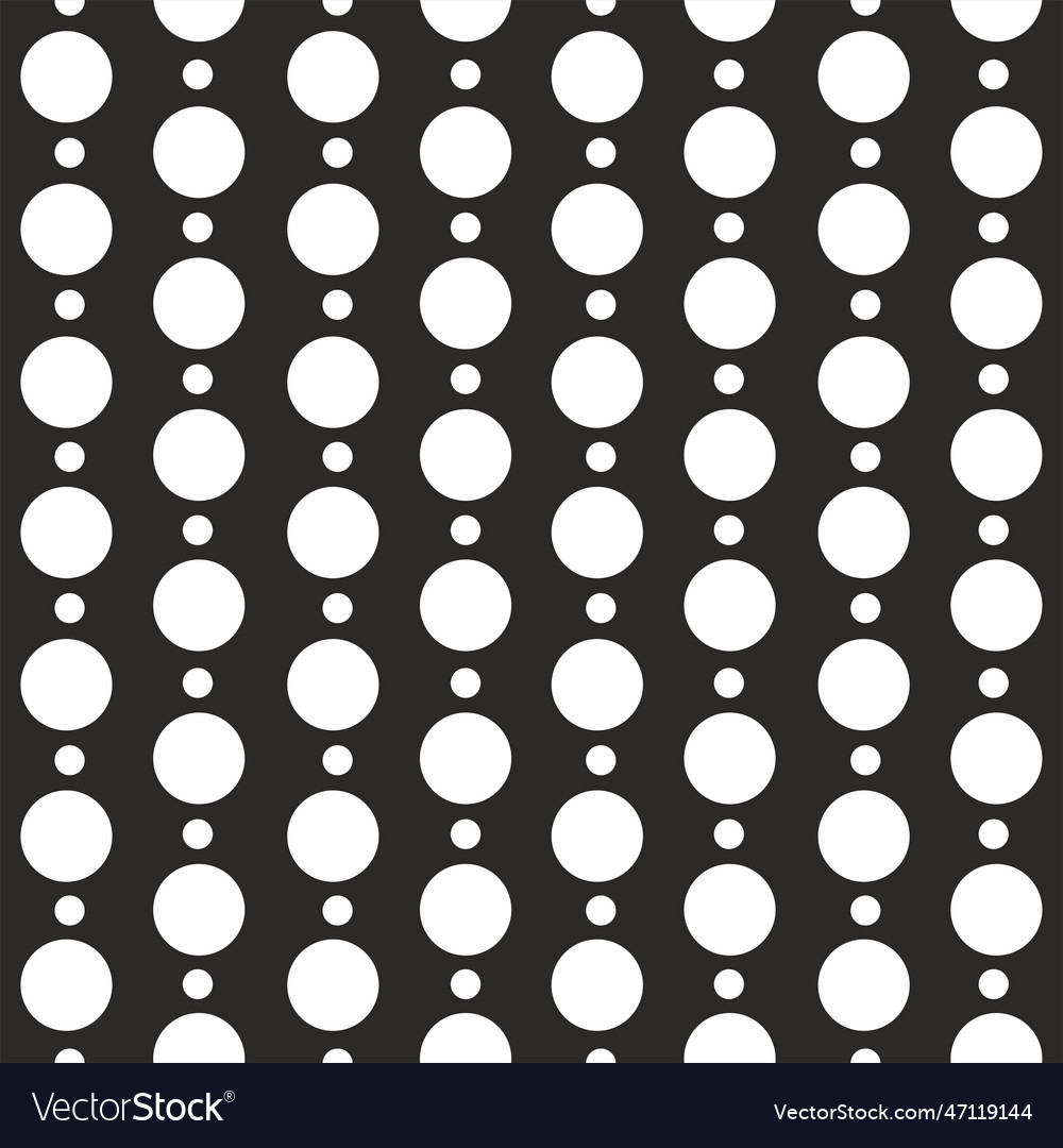 Geometric seamless pattern with circles