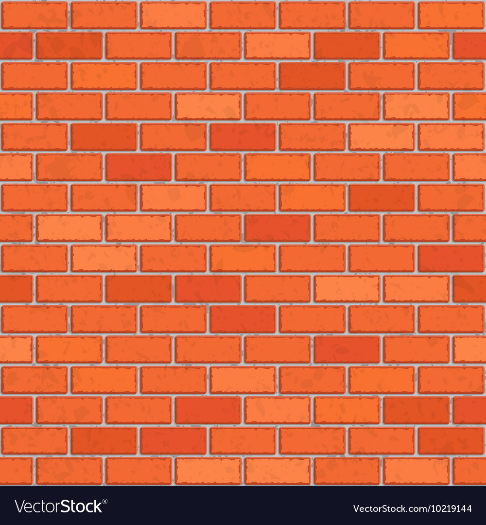 Seamless brick wall Royalty Free Vector Image - VectorStock