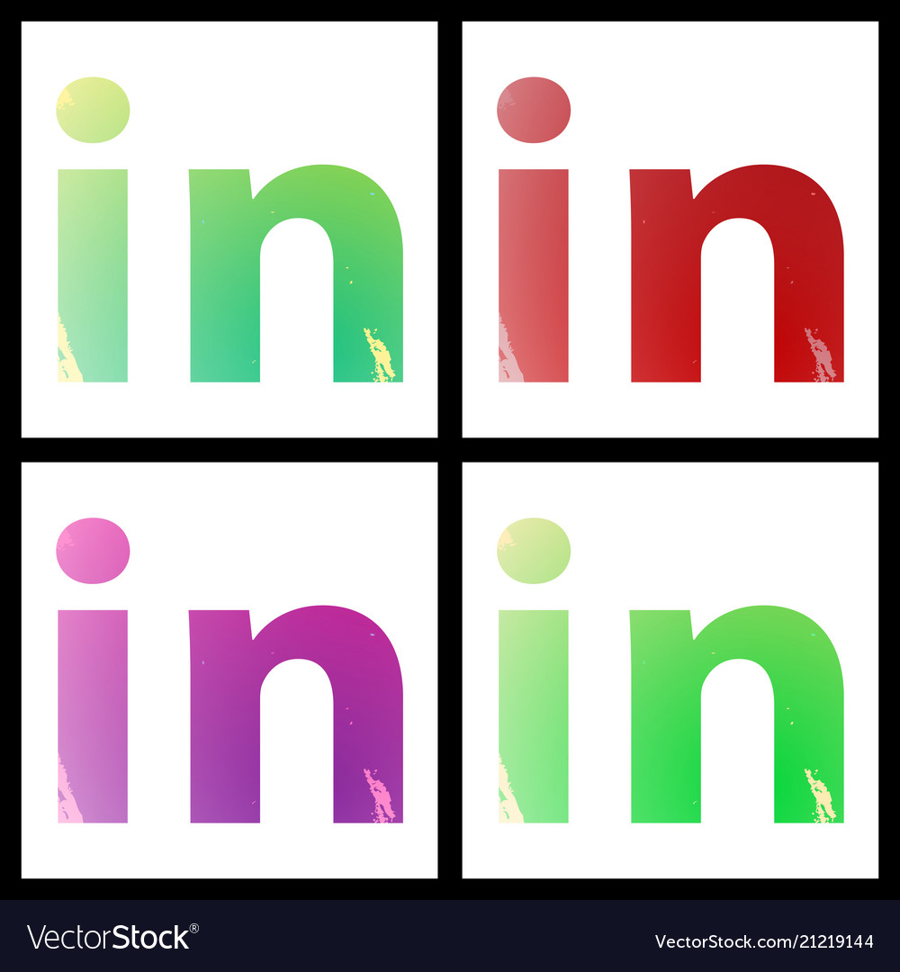 Set of social networking icons web design flat Vector Image Set of social networking icons web design flat