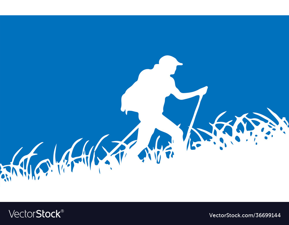 Tourist isolated on background