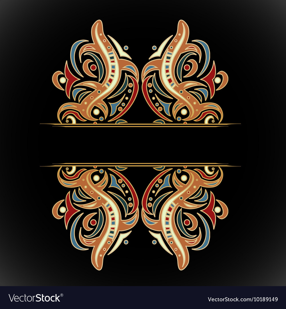 Abstract shapes with frame