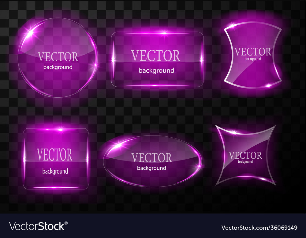 Glass button plane easy editable vector image Glass button plane easy editable