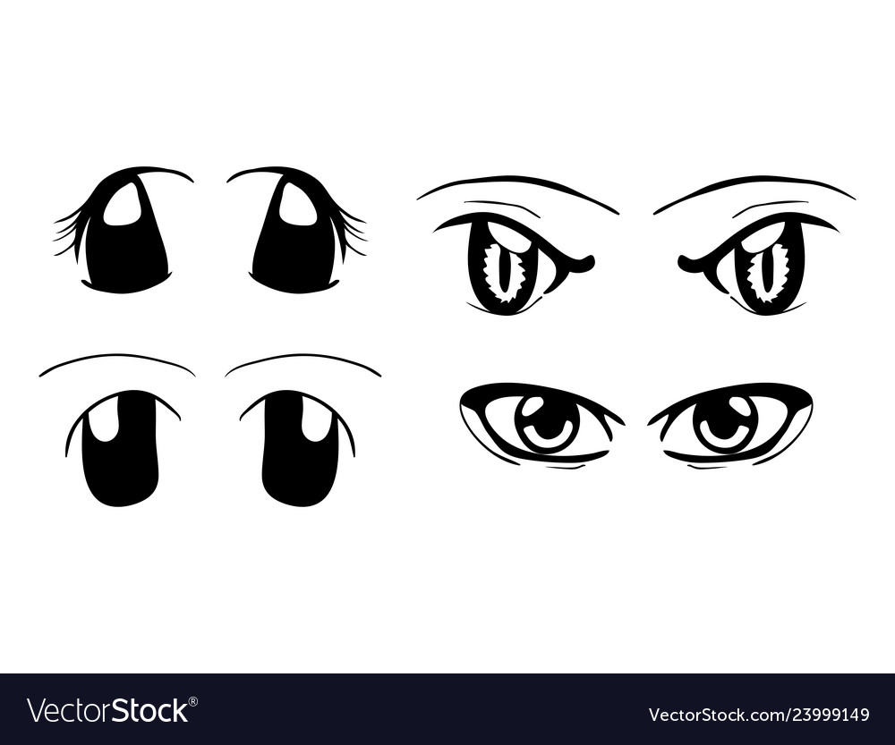 Anime Eyes Vector Art, Icons, and Graphics for Free Download