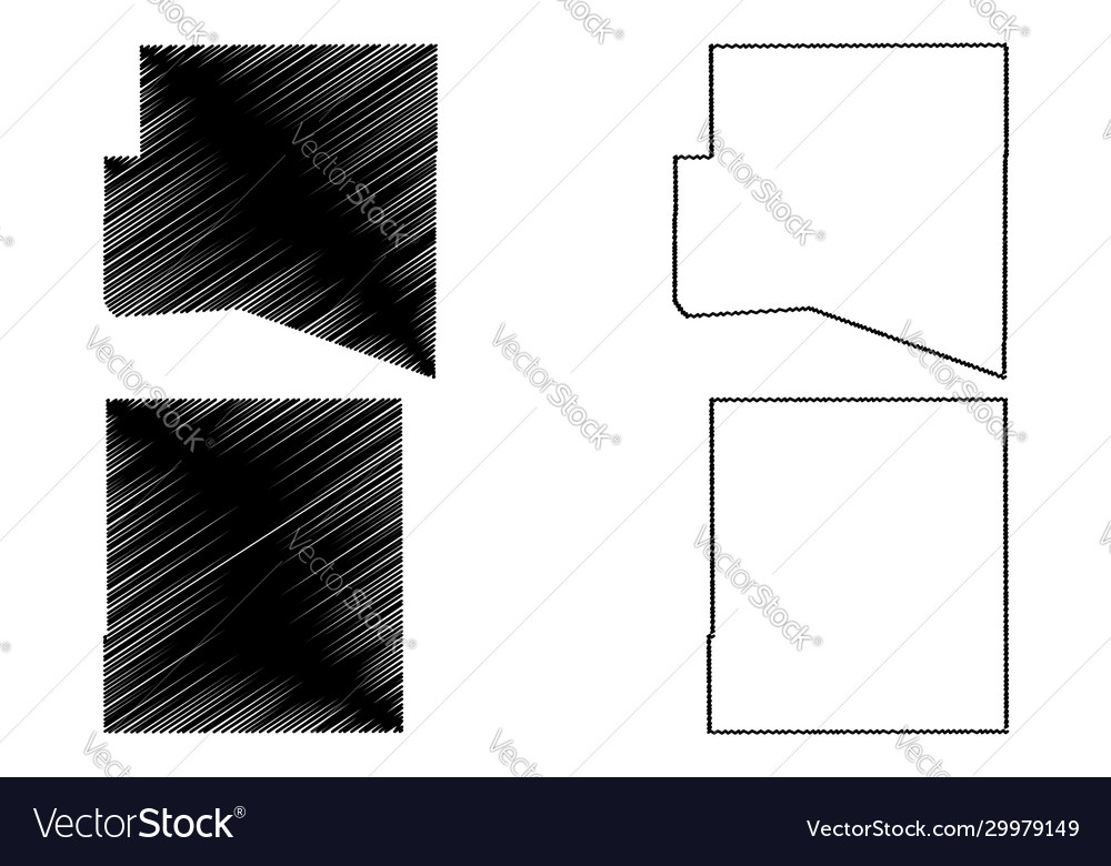 Prowers and pueblo county colorado us county Vector Image