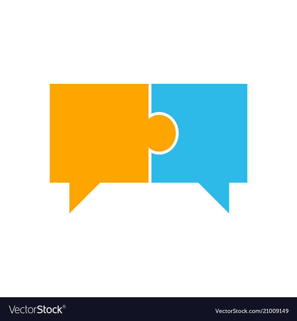 Puzzle Speech Bubble Icon