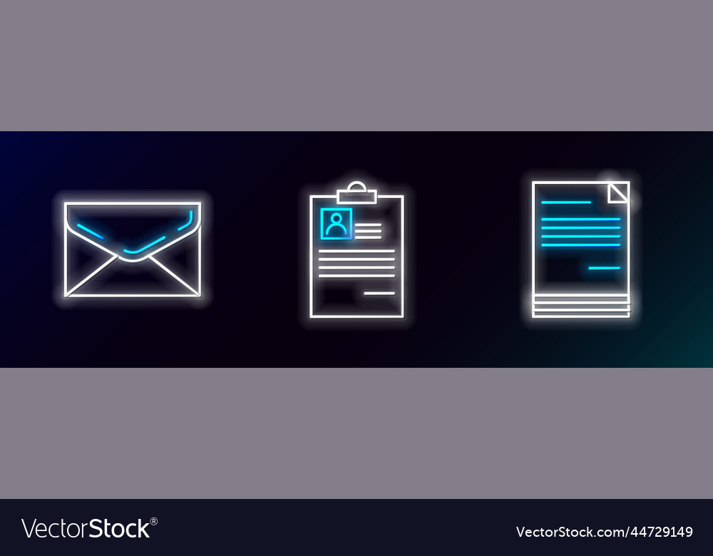 Set line document envelope and clipboard