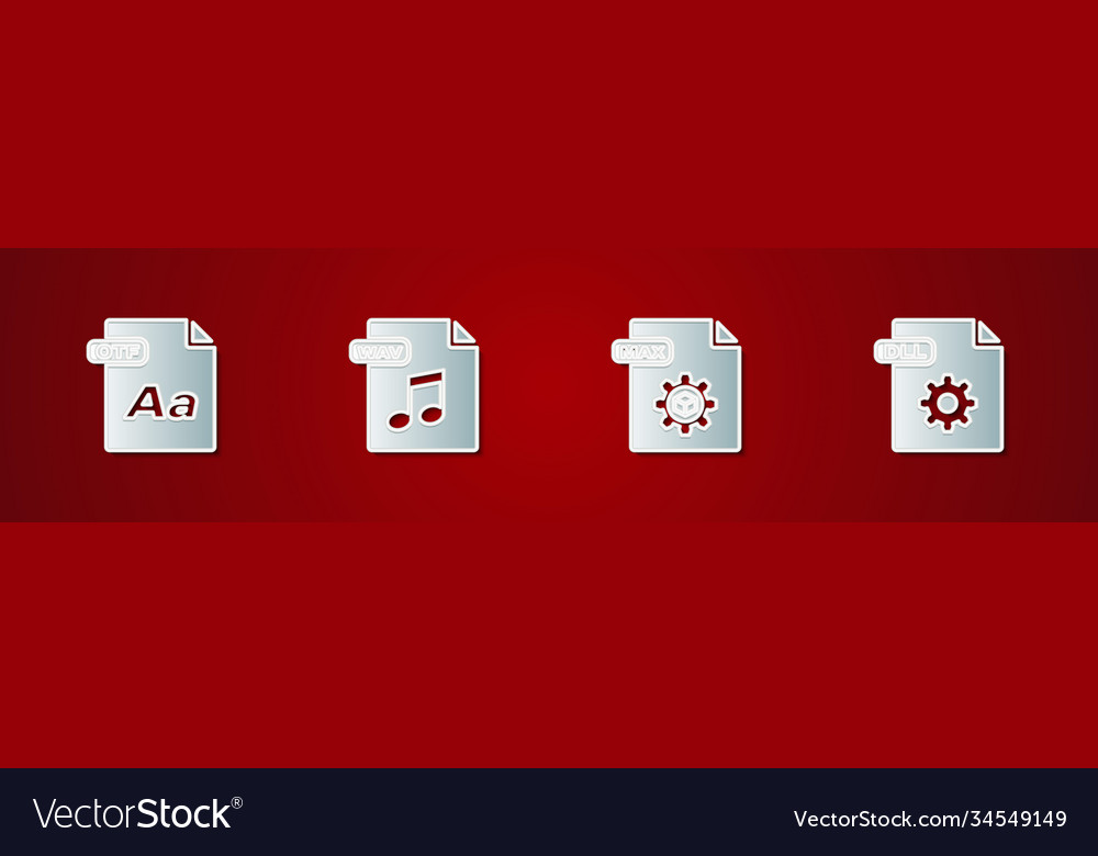Set otf file document wav max and dll icon