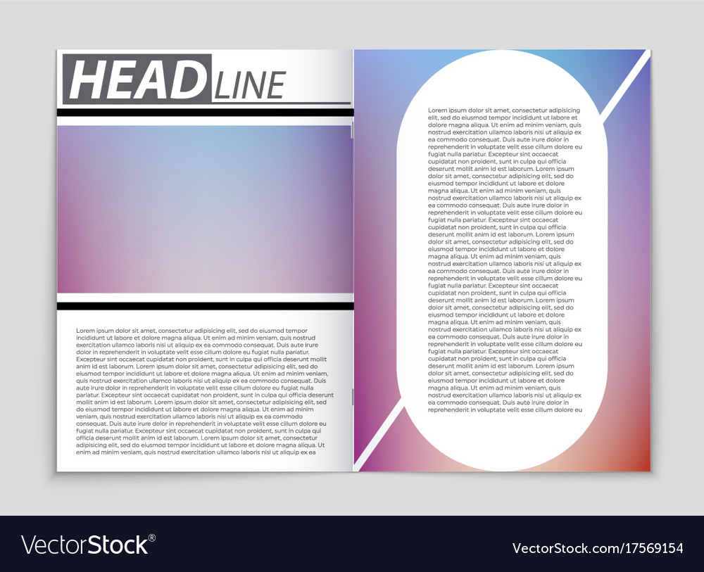 Abstract layout background set for art