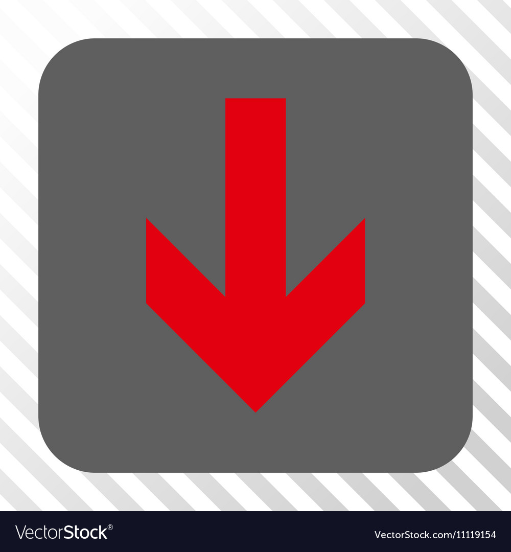 Arrow down rounded square button