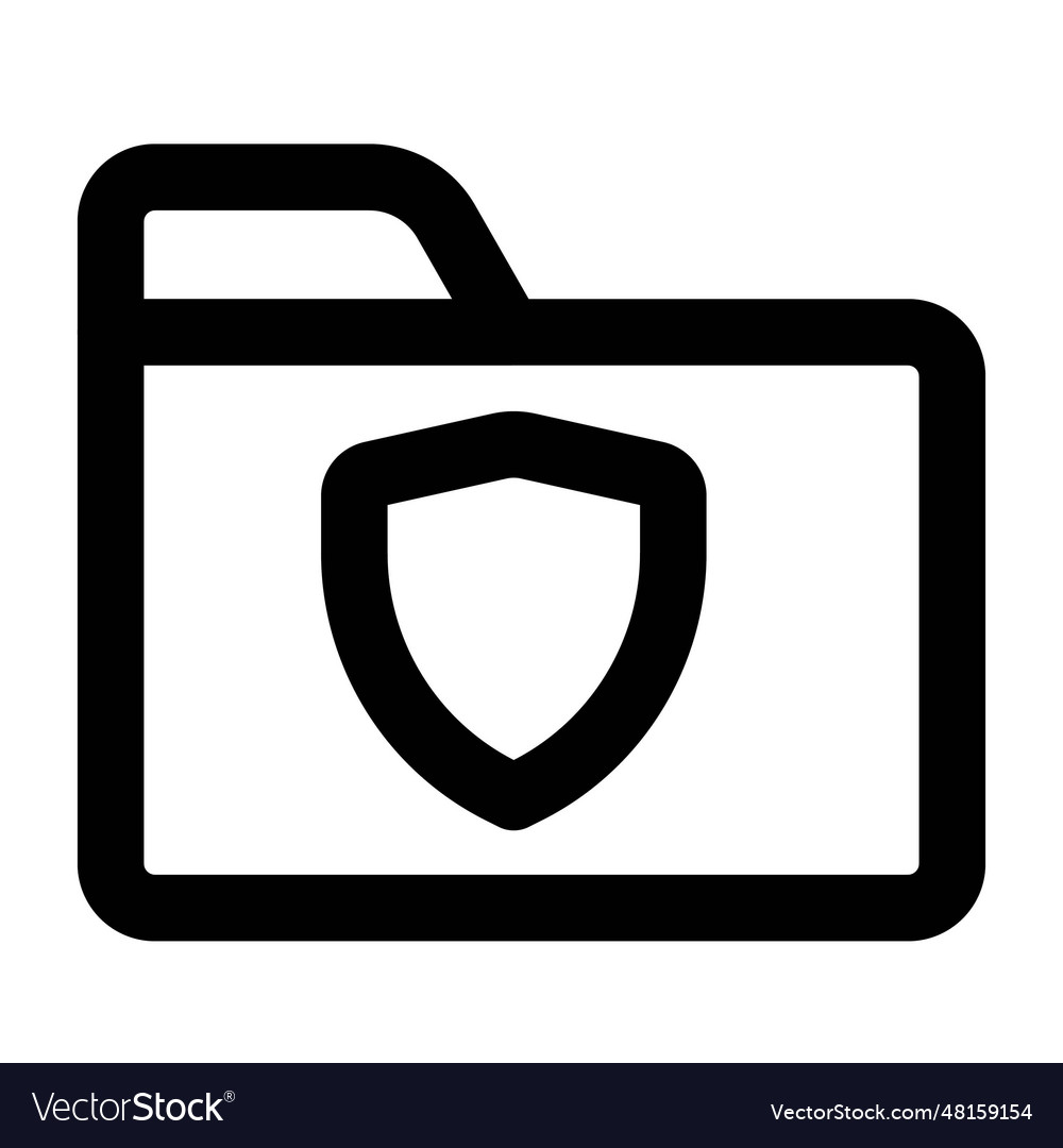 Folder encrypted for data safeguarding