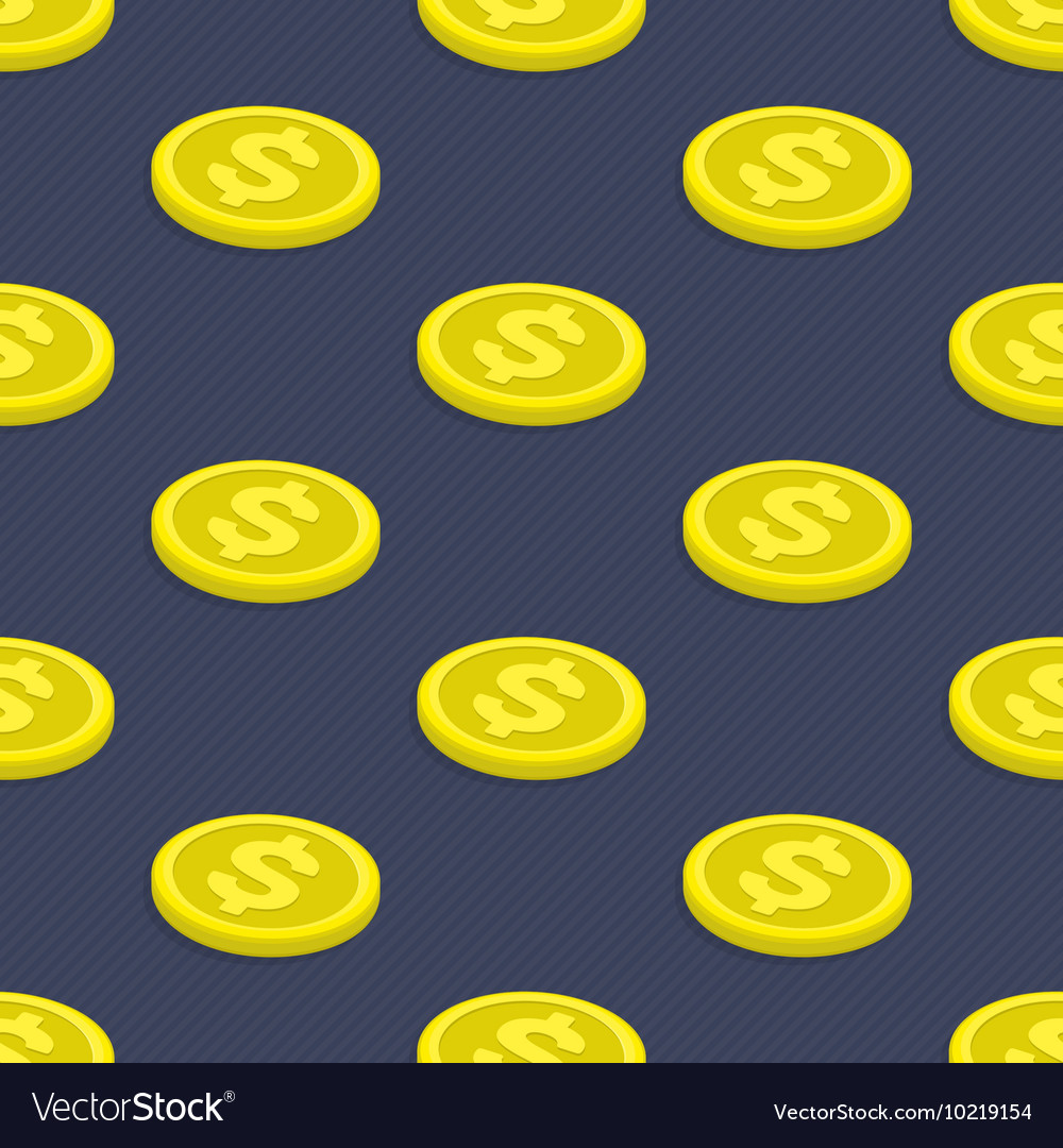 Gold Coin Pattern - Seamless Texture
