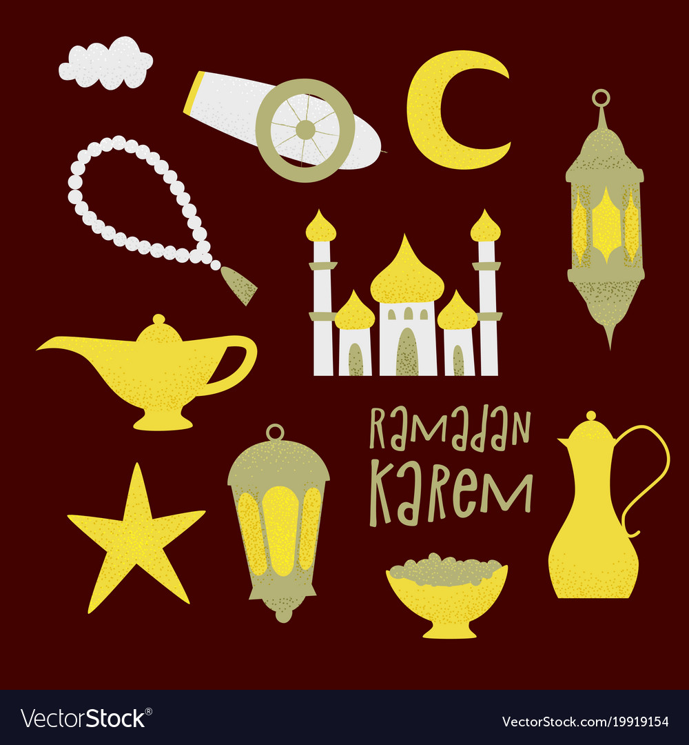 Ramadan kareem Royalty Free Vector Image - VectorStock